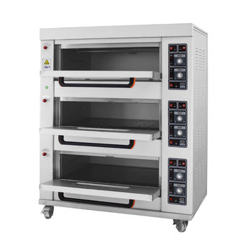 Deck Oven Gas - 3 Deck / 2 Trays Per Deck