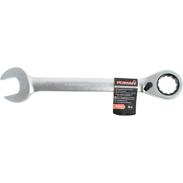 Fixman Reversible Combination Ratcheting Wrench 25Mm