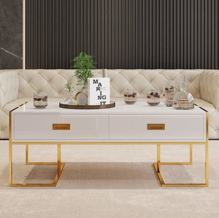 Roze Coffee Table-White