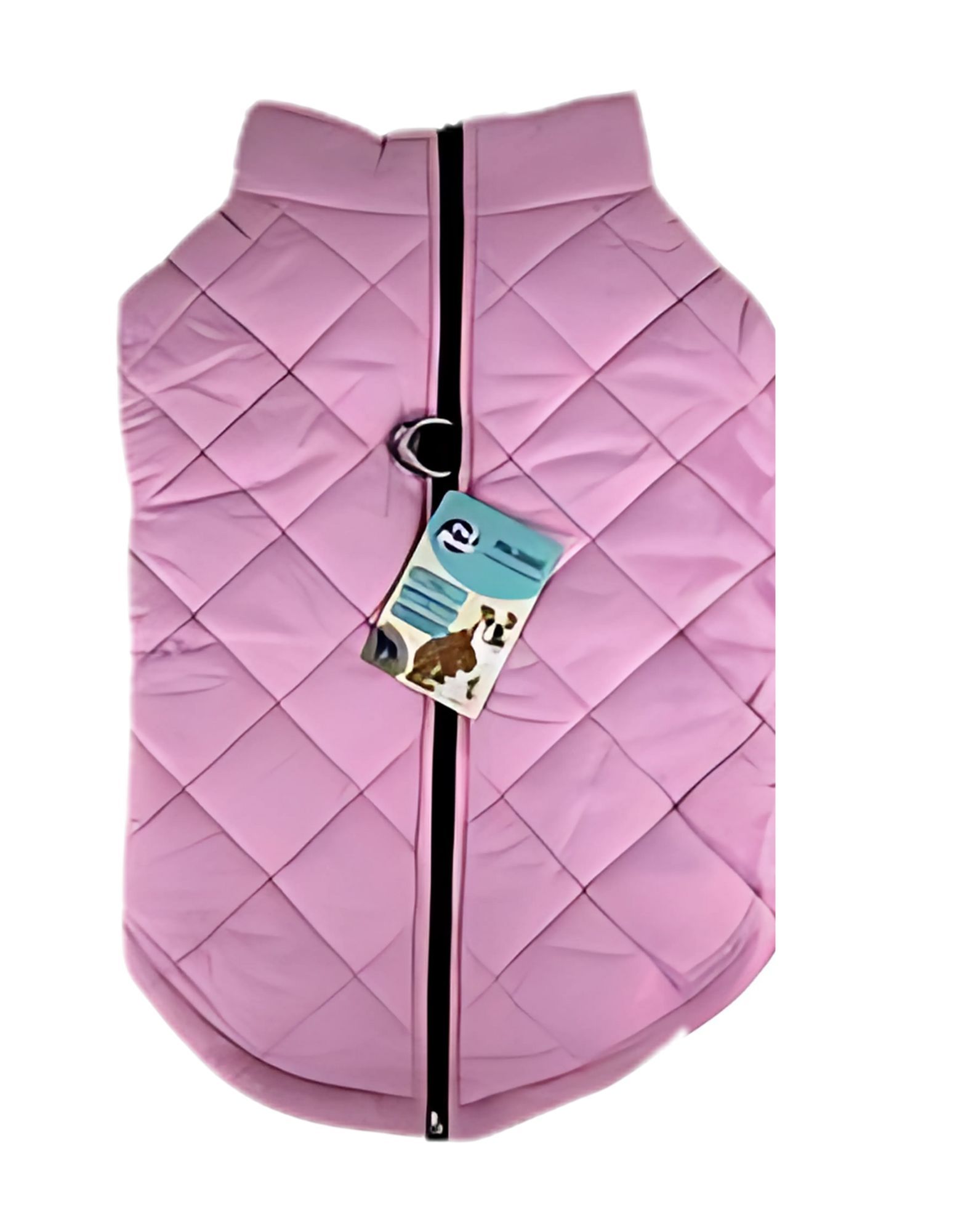 Pink Pet dog jacket with zip unisex-5xl