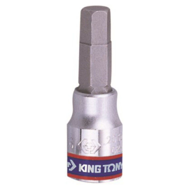 King Tony - Socket Hex Bit - 1/4 Inch - 6mm x 37mm - 5 Pack
