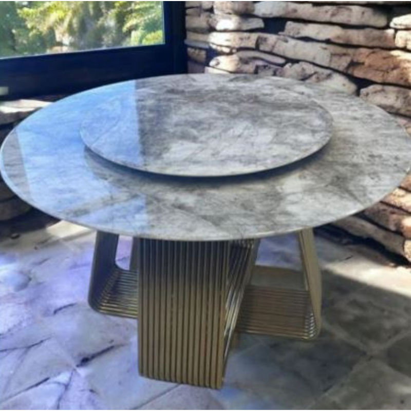 Andriva Luxury Round Marble Dining Table