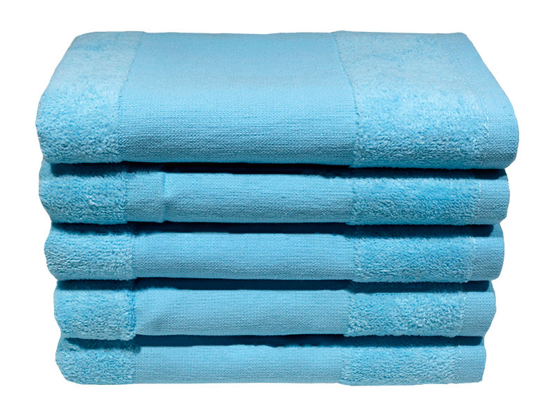 Plush 450 GSM Velour Premium Golf Towels - Gulf Stream(120pc Pack)
