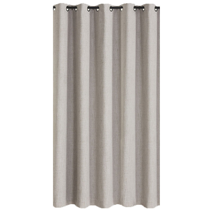 Matoc Readymade Curtain -100% Blackout -Light Coffee -Eyelet -140cm W x 221cm H