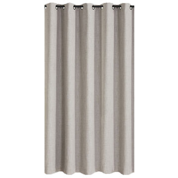 Matoc Readymade Curtain -100% Blackout -Light Coffee -Eyelet -140cm W x 221cm H