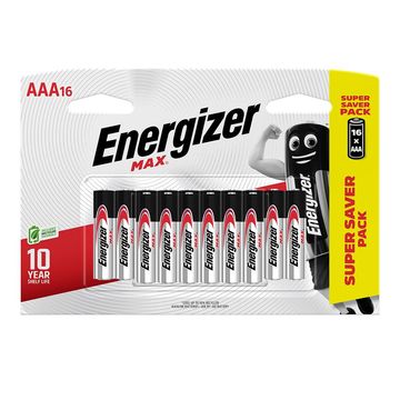 Energizer Battery Max Aaa 16 Pack 3 Pack