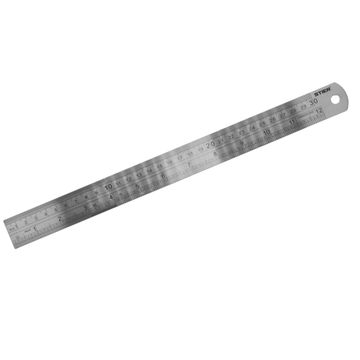 Stier Metal 30cm Heavy Duty Ruler - 5 Pack