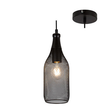 Eurolux - Steel Pendant - 110mm - Black - 2 Pack