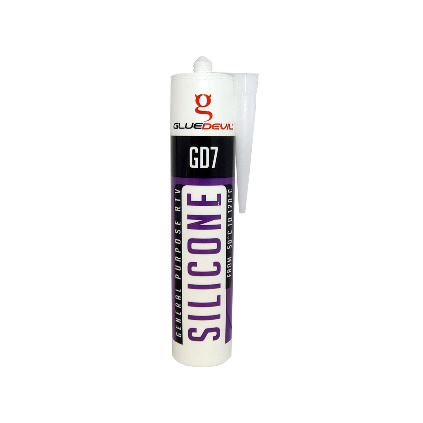 Glue Devil - Silicone - White - Bath - 260ml - 10 Pack