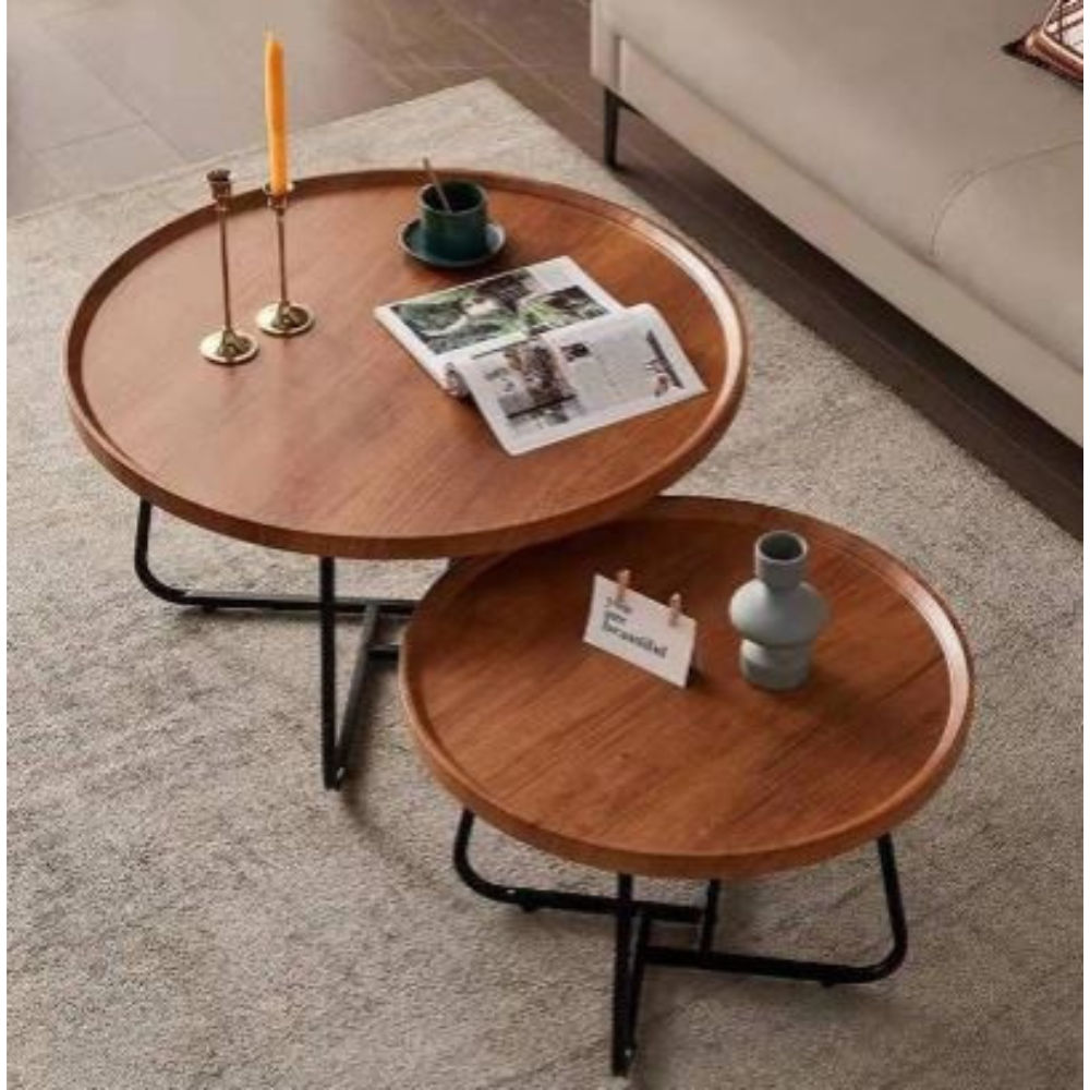 Kara Coffee Table Set -Brown