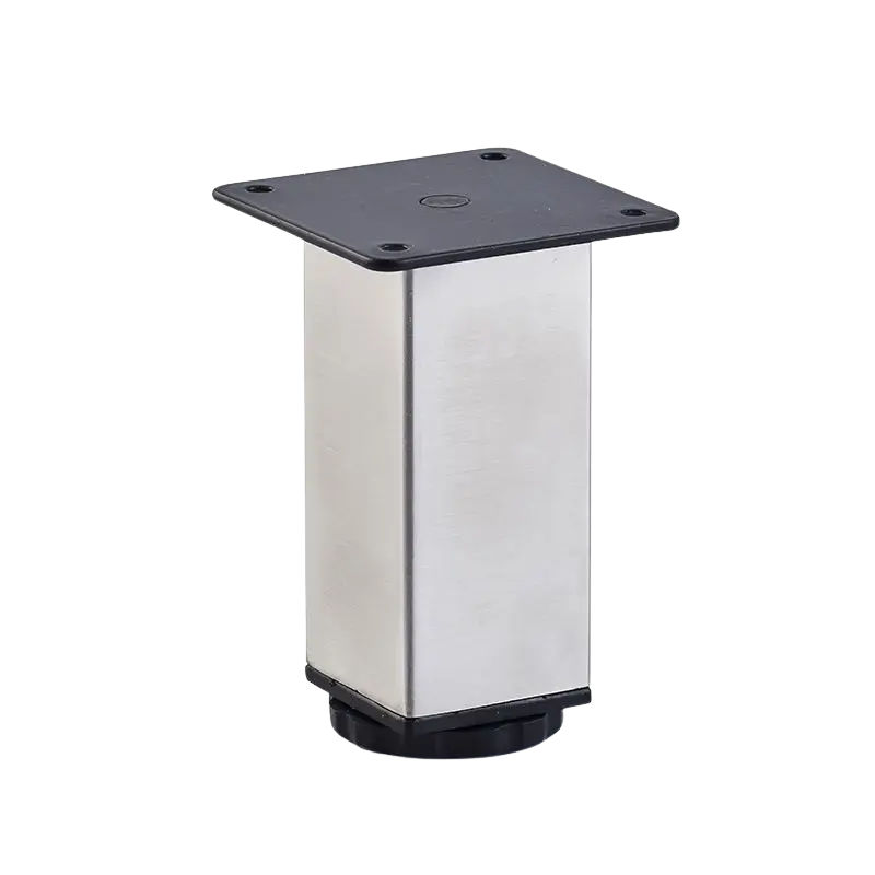 Square Leg, Adjustable, H100mm x 40mm, Stainless Steel