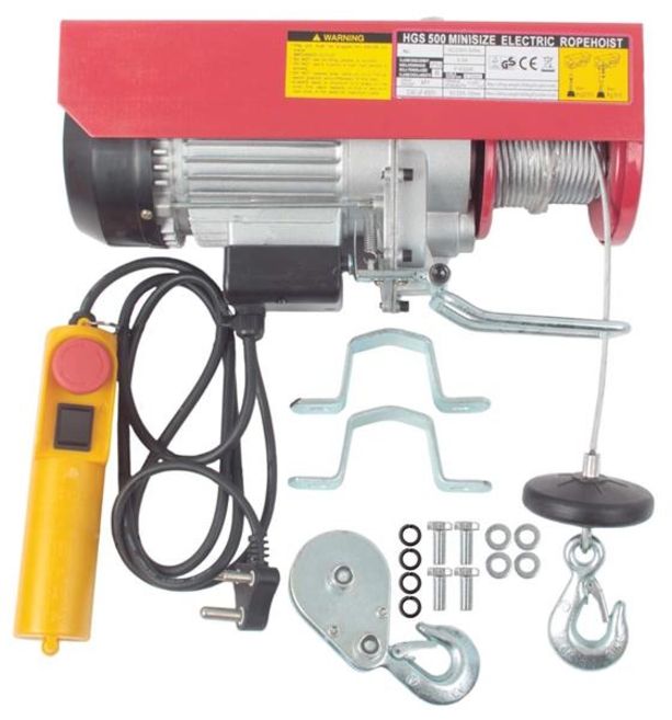 220 Volt Electric Hoist - 200 to 400kg Capacity