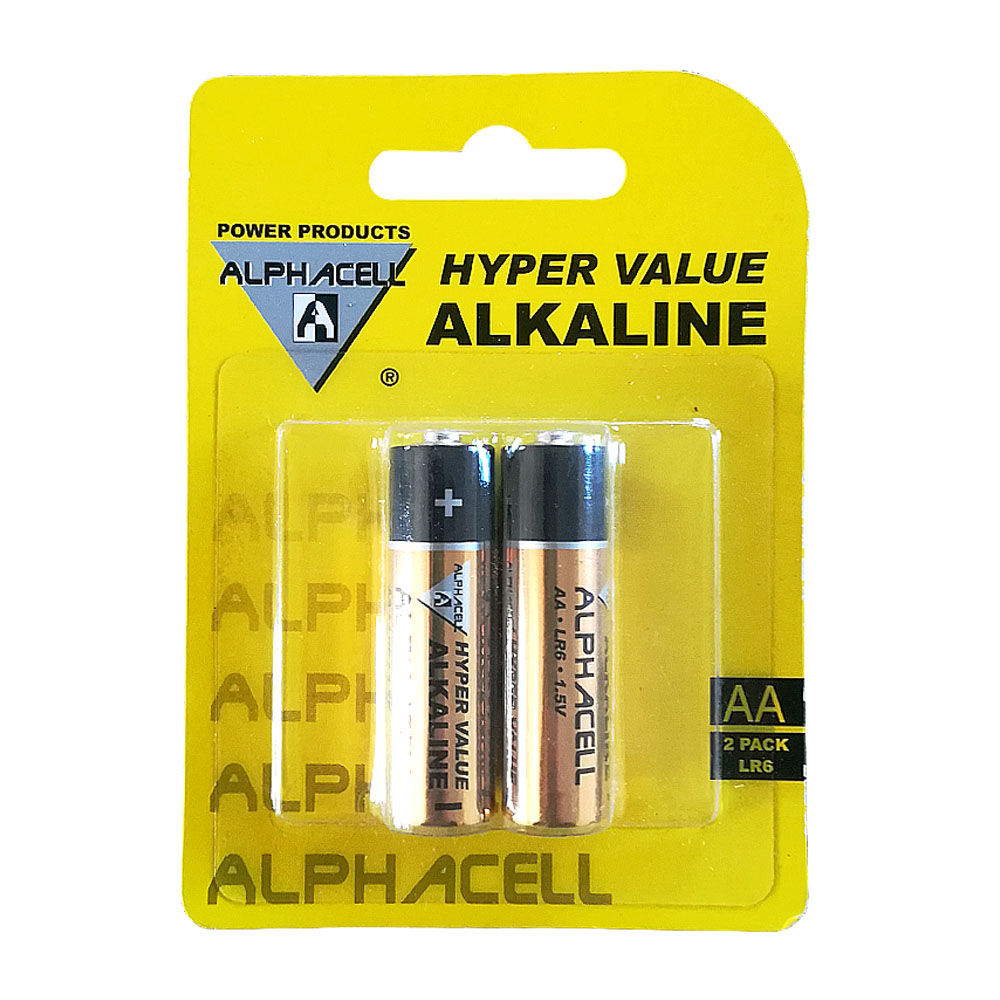 Alkaline HYPERVALUE AA 2pc Carded