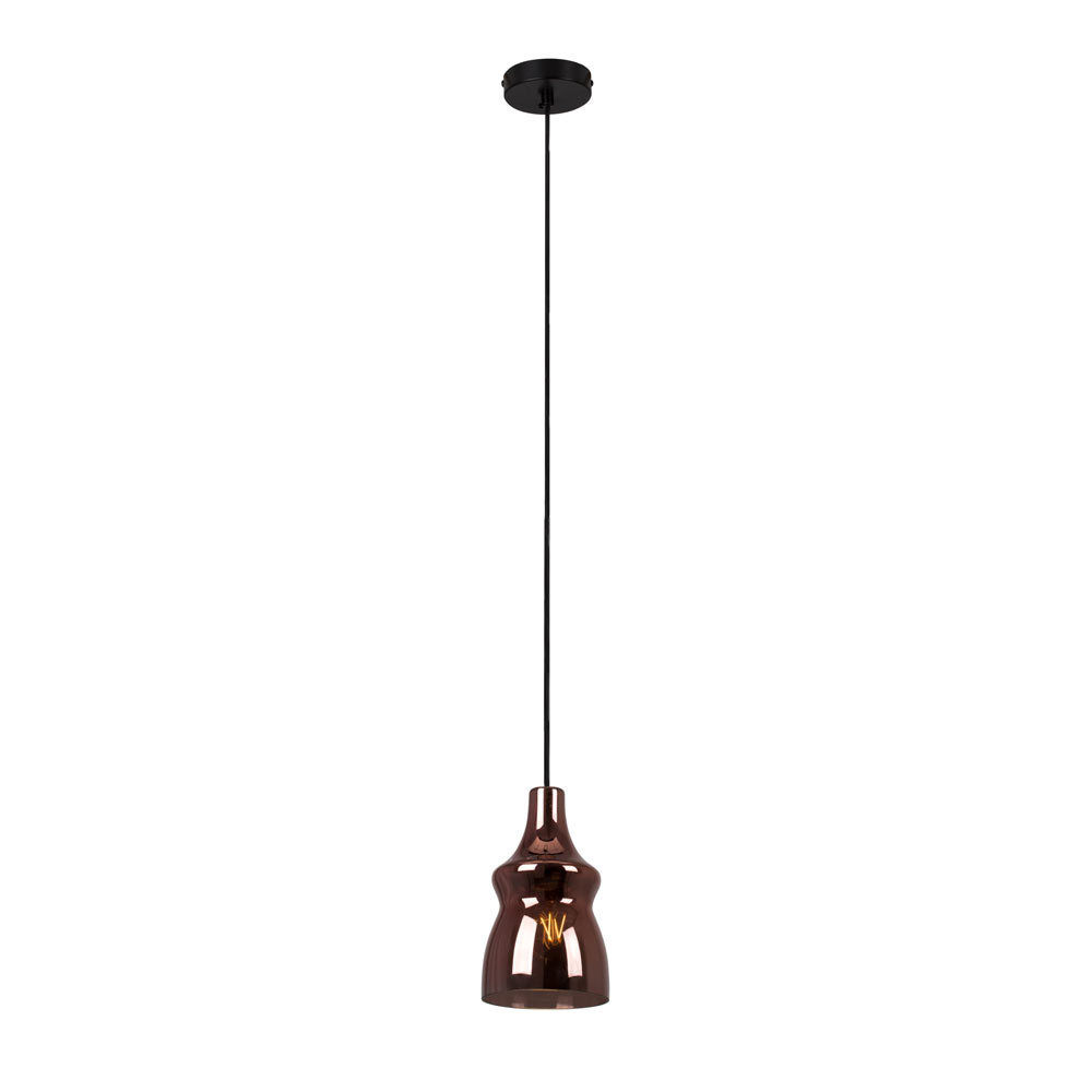 Larissa - Pendant - 125mm - Transparent Copper