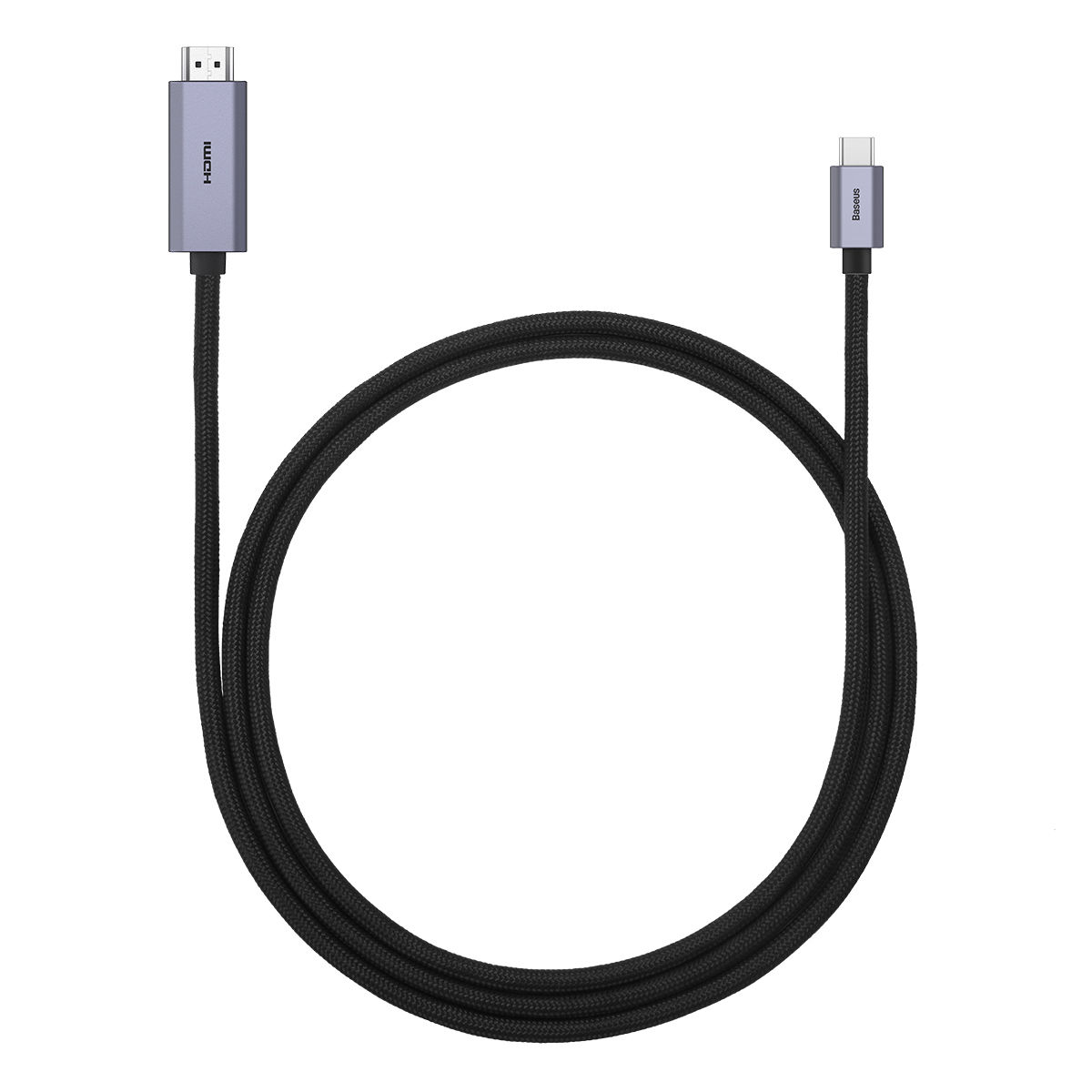 Baseus High Definition Series Type-C to HDMI 2.0 4K 60Hz Adapter 1m Cable - Black