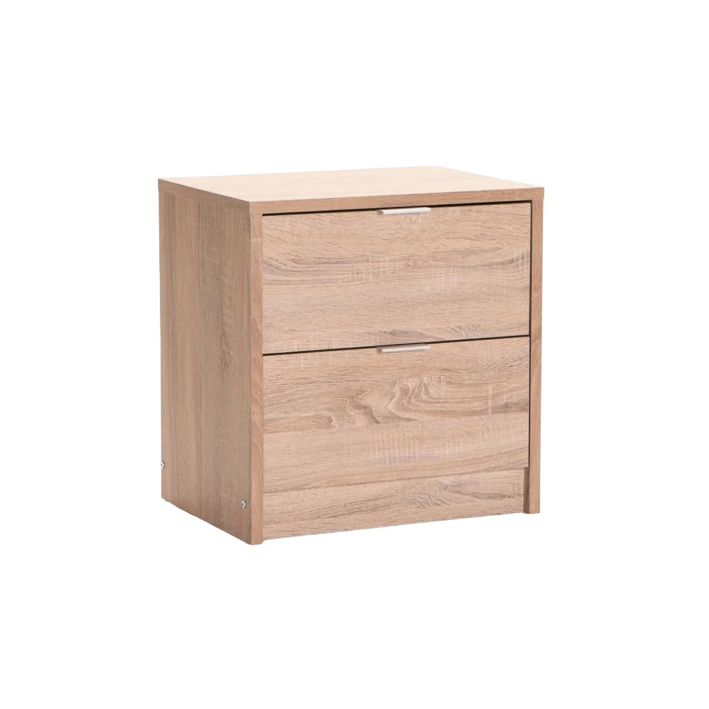 Vividitto - Ruzeiza 2 Drawer Pedestal - Oak