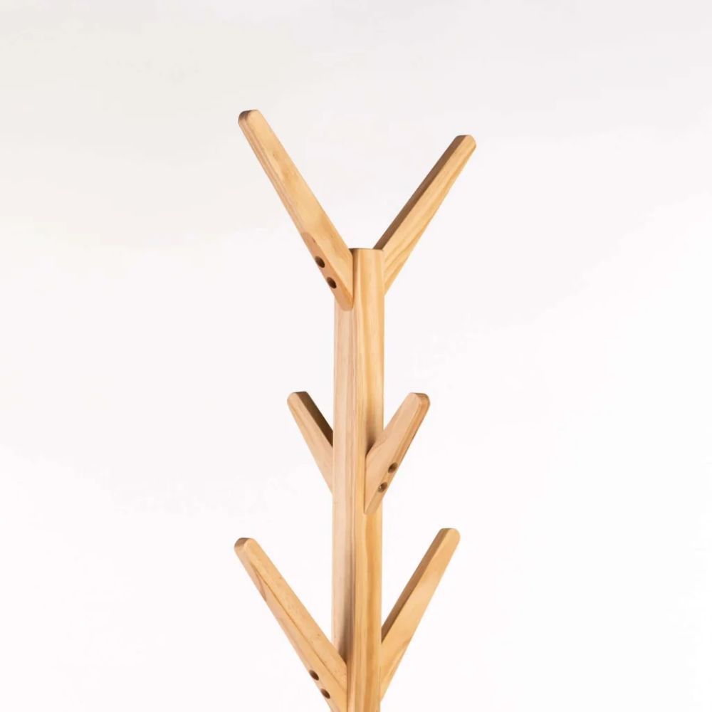 ED Coat Rack – 175 cm Wenge Freestanding Hallway & Entryway Organizer