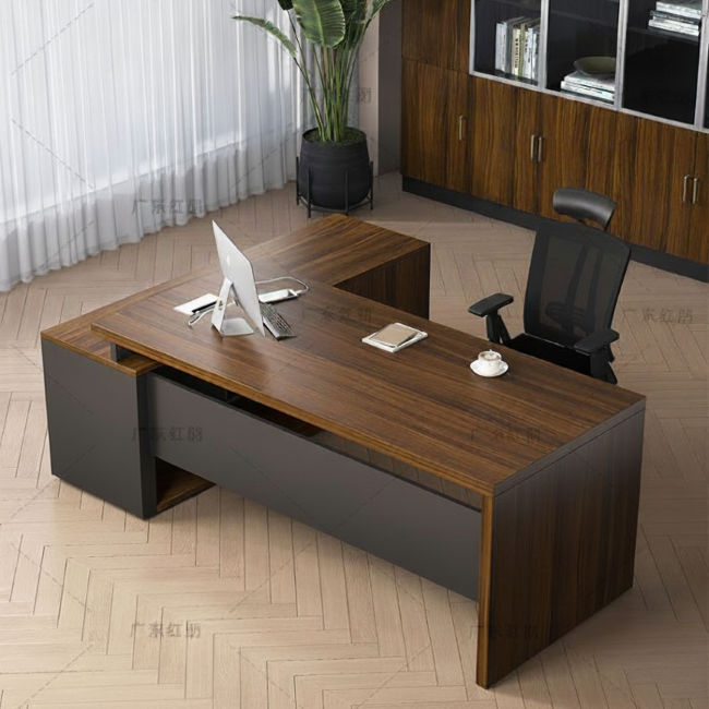 QandAHome Ellis 1.8m L-Shaped Office Desk