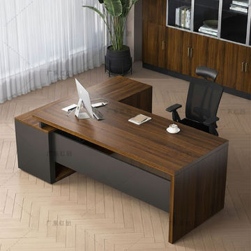 QandAHome Ellis 1.8m L-Shaped Office Desk