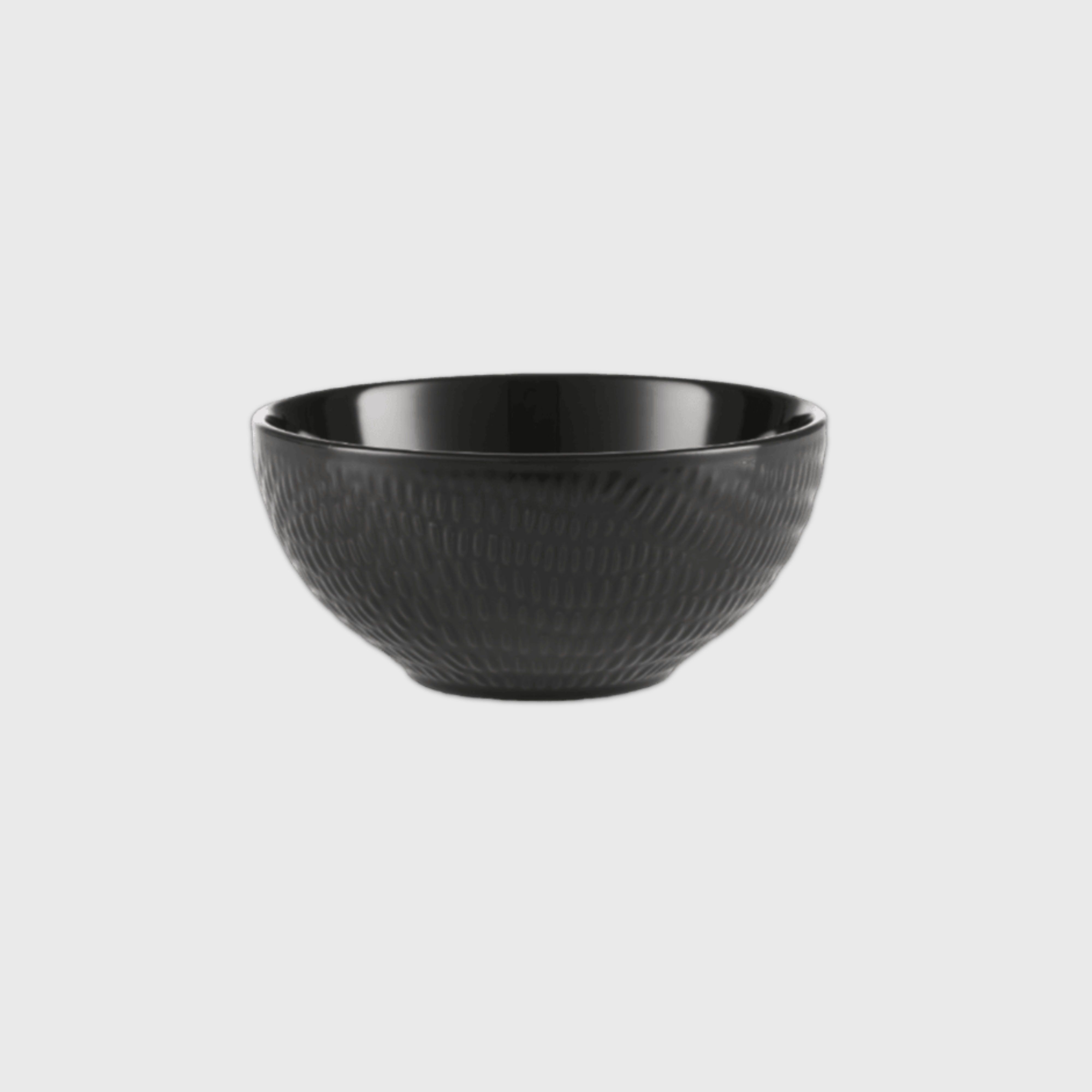 YVONNE Chaka Chaka - Rice Cereal Bowl Black Set of 4