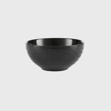 YVONNE Chaka Chaka - Rice Cereal Bowl Black Set of 4