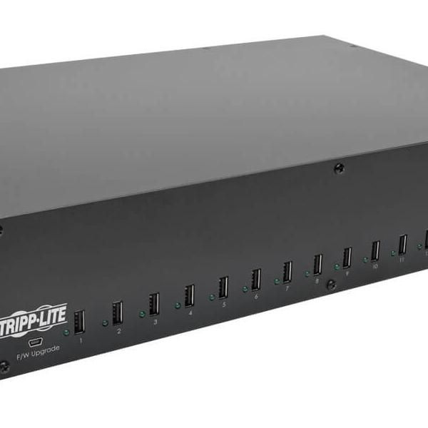 Eaton 16-Port Usb Charging Station With Syncing Usb Charger Output 2U Rack-Mount