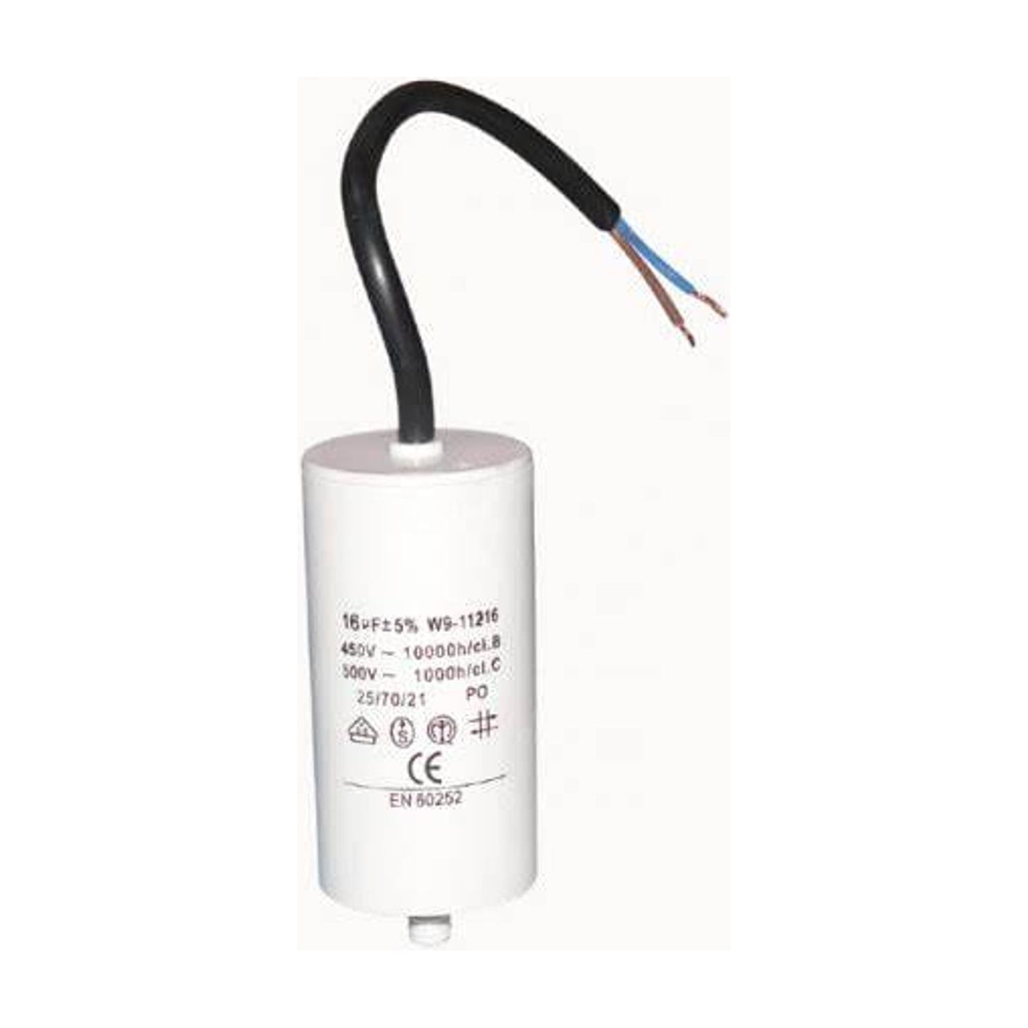 Pool Pump Capacitor 16MF 2 Wire