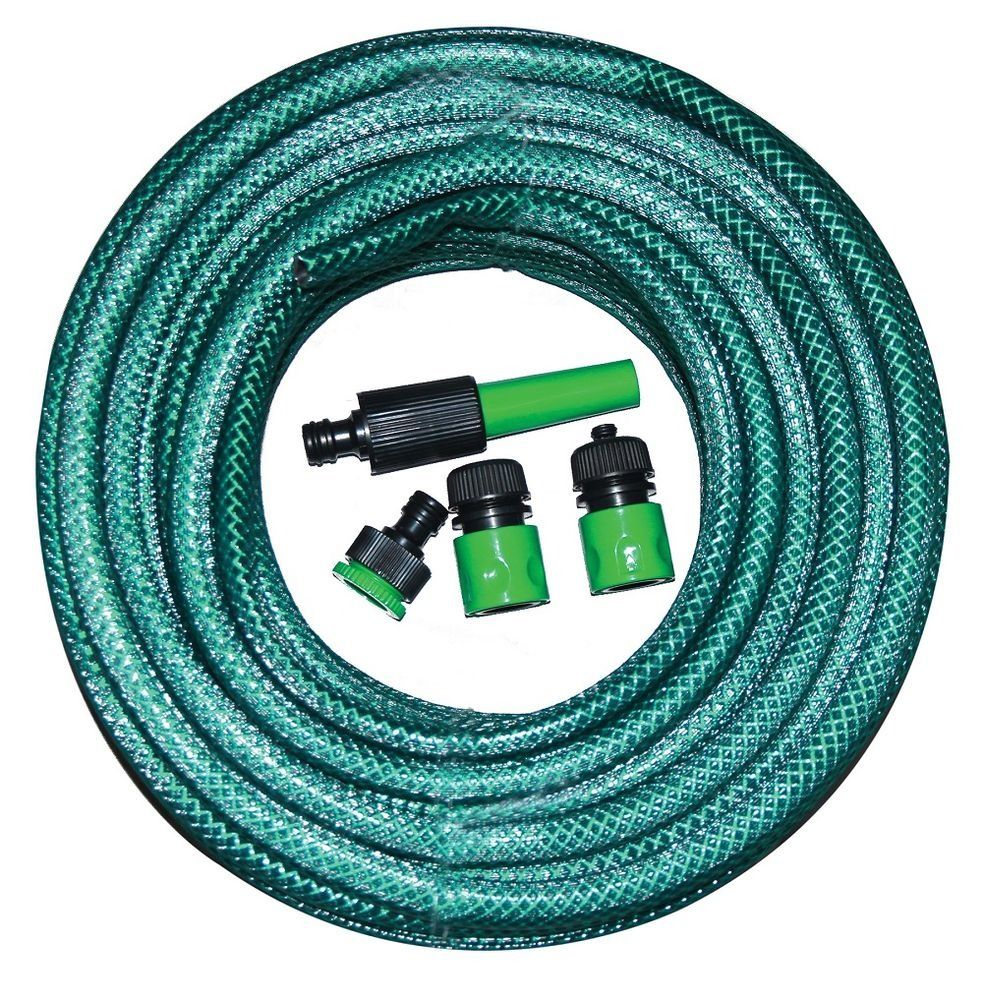 Garden Hose Pipe With Fittings 30m