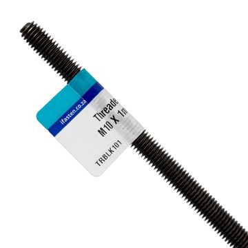 Ifasten Threaded Rod M10 Black 10Mm X 1000Mm