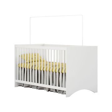 Linx Mia - Baby Crib - Gloss-White
