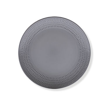 Yvonne Chaka Chaka - Rice Dinner Plate Grey Set of 4