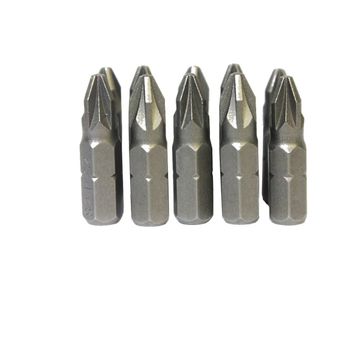 PoziDriv Bits, No.2 x 25mm, 10 Pieces (4 pack) BY WOODLY
