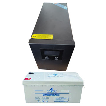 Ecco 1500W Watt Hybrid Inverter 120 Ah Gel Battery Combo