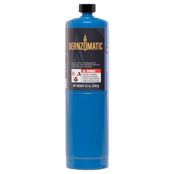 Bernzomatic Propane Hand Torch Cylinder 400Gram (14.1Oz) Tx9 (74986)