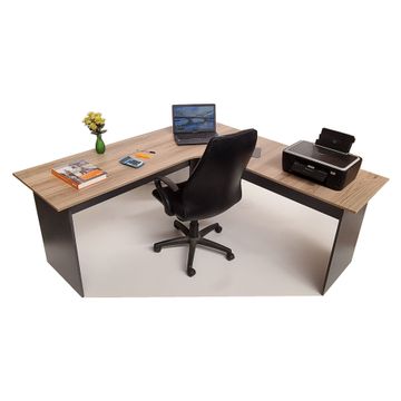 London Corner Desk 150cm - Sahara & Storm Grey