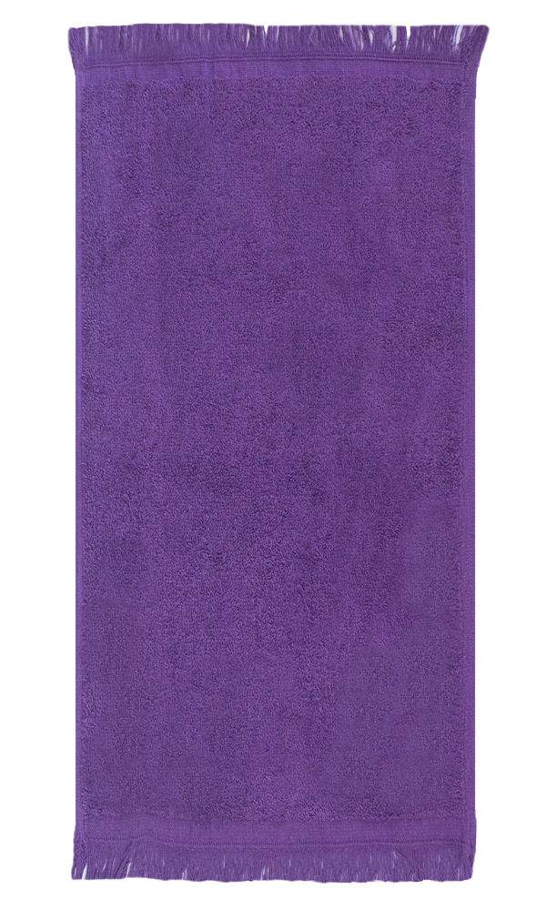 Bunty's Plush 380 GSM Terry Fringe Guest Towel - Royal Lilac(200Pc Pack)