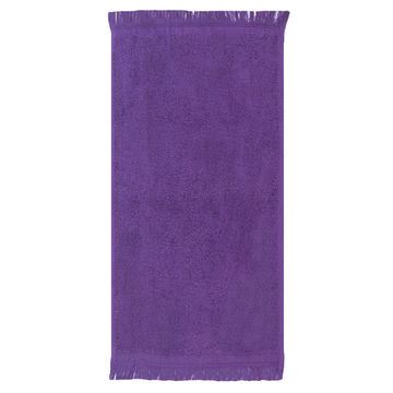Bunty's Plush 380 GSM Terry Fringe Guest Towel - Royal Lilac(200Pc Pack)