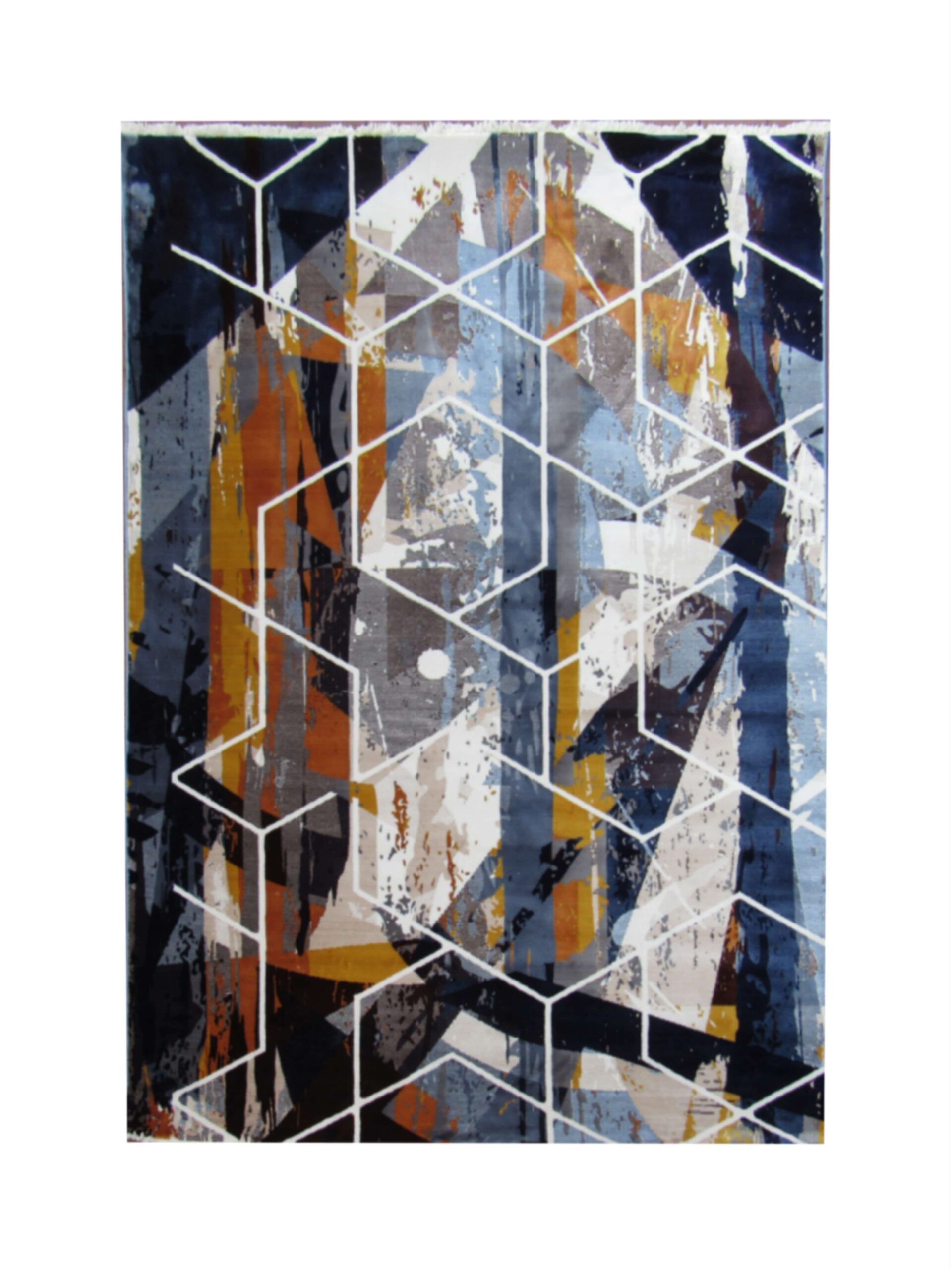 BK Carpets & Rugs -Modern Abstract Art Indoor Rug - Size 2 x 2.9m - Multi-colour