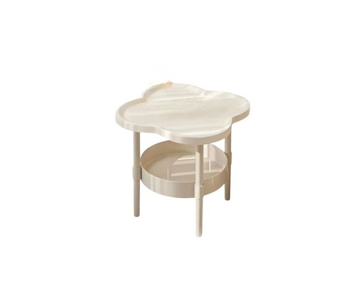 2-Tier Night Stand White