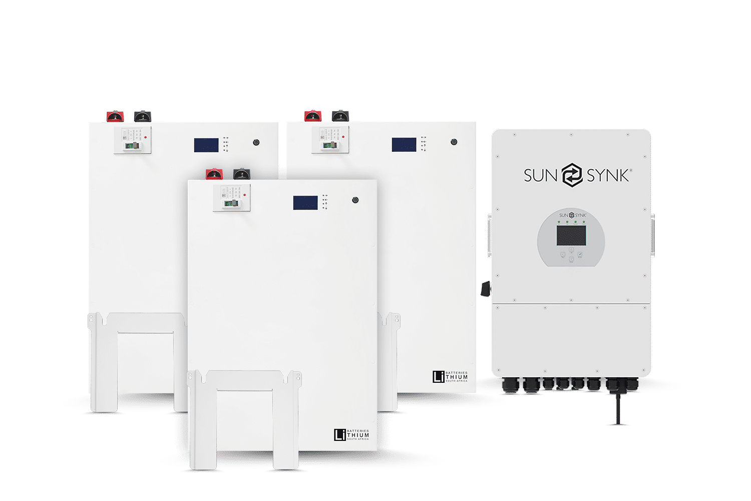 Sunsynk Hybrid 12K & 3x LBSA 51.2V 208Ah 10.6kWh