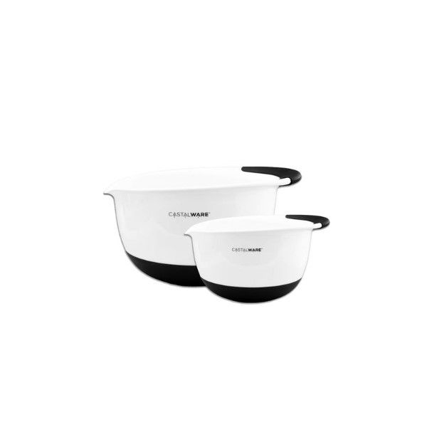 Castalware -  Mixing Bowl, Soft Grip, Non-skid With Pour Spout Set of 2 Bowls