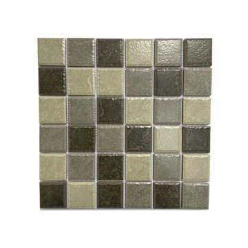 Mosaic Porcelain - Natural 4 - 48mm Square - 300x300 (per sheet)