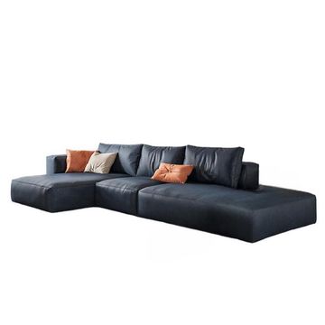 Teddy-George - Marsino Couch/Sofa in black buffalo sued