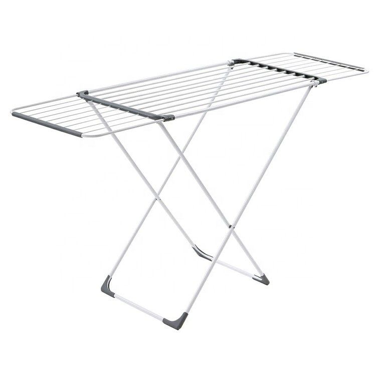 White Foldable Clothing Drying Rack-18m