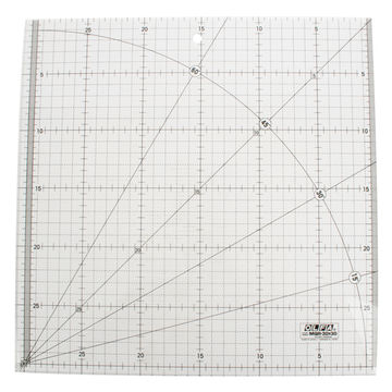 METRIC QUILT RULER 30CM X 30CM - METRIC GRID