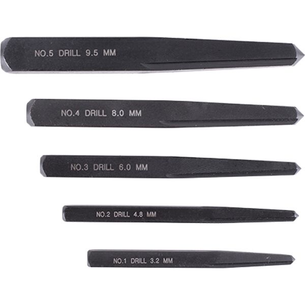 Square Screw Extractor Set 5Pce
