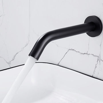 Bath/Basin Wall Spout 1113 Black 200mm
