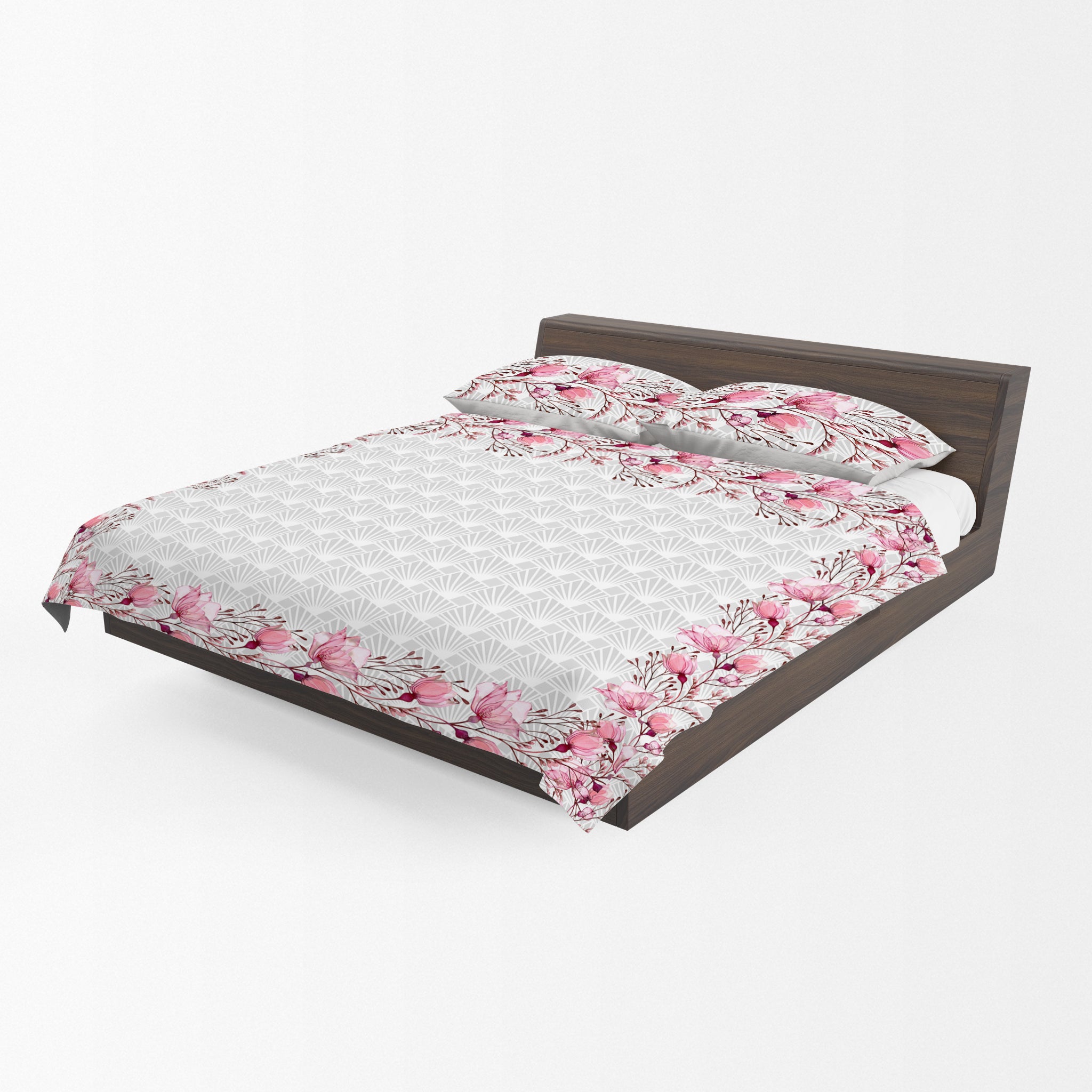 Delicate Pink Duvet Cover Set Queen