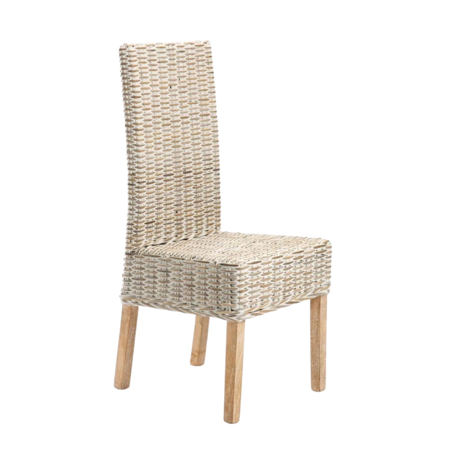 Whitewash Mango Wood Dining Chair