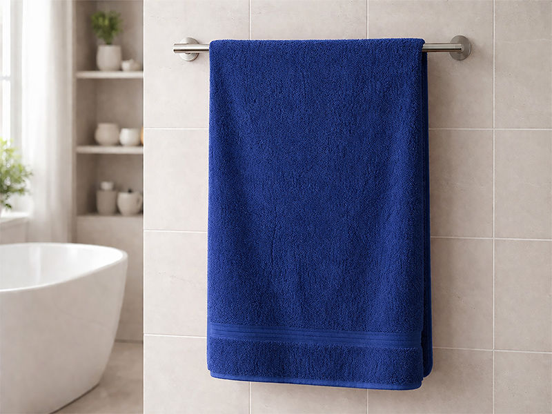 Plush 450GSM 90x150cms Bath Sheets - Estate Blue(1pc Pack)